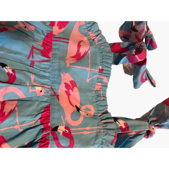 Eleanor Rose Flamingo Dress Toddler Girls Size 2 Excellent very gently used cond - Picture 5 of 6